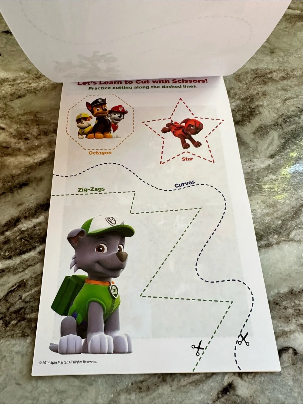 Paw Patrol Cutting Practice Activity Pad